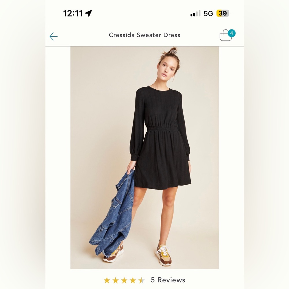 Cressida Sweater Dress (Anthropologie)